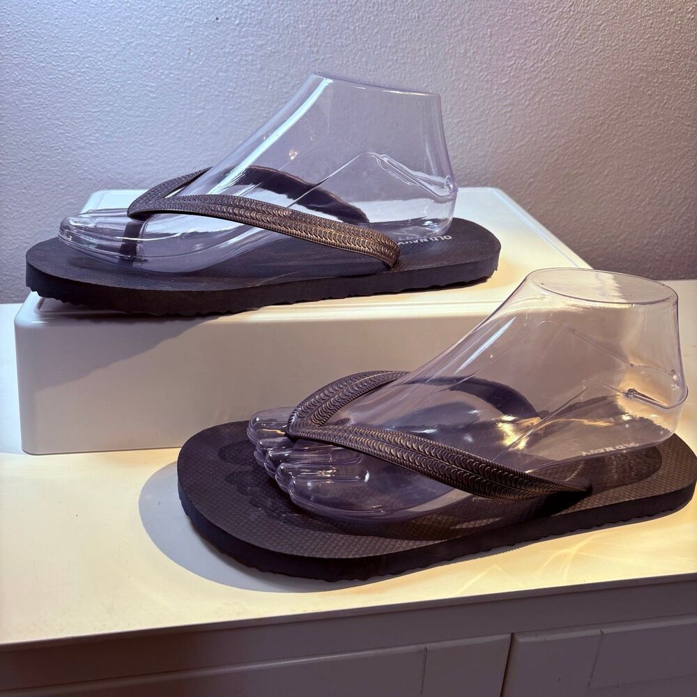 Old Navy Sandals Navy women's size 6-7 NWOT